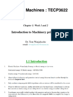 Chapter 1 Introduction To Electrical Machinery