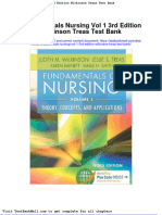 Fundamentals Nursing Vol 1 3rd Edition Wilkinson Treas Test Bank