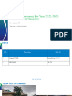 FY 2022-23 - Vendor Presentation Jindal Industries