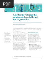 A Better Fit Tailoring The Deployment Model To Suit The Organization