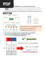 Guia Matematica 3ro A B Restas Con Canje