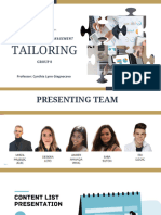 Tailoring Projects 2022 - GROUP 8