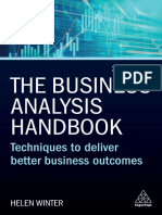 Helen Winter - The Business Analysis Handbook - Techniques To Deliver Better Business Outcomes (2023, Kogan Page) - Libgen - Li