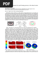 Improved Contact Treatment For Metal Forming Processes With Reduced Contact Area