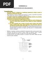 Ground Rsistance Measurment