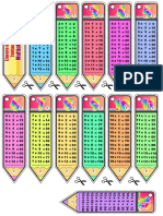 Llaveros Tabla Multiplicar
