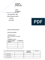 Romana - Info.ro.2939 ICHB - Simulare Evaluarea Nationala La Limba Romana (Mai 2023)