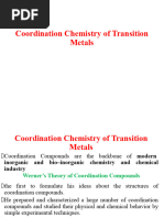 Chapter 5 Coordination Chemistry