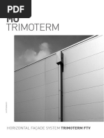 Horizontal Façade System Trimoterm FTV