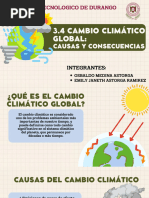 3.4 Cambio Climático Global Causas y Consecuencias