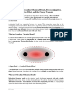 Lecture Notes Localized Delocalized Bonds Hyperconjugation Inductive Effect Charge Transfer