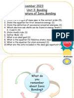 Lesson 1. Ionic Bonding