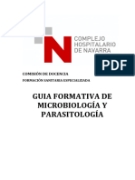 Guia Formativa de Microbiología Y Parasitología: Comisión de Docencia