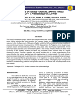 The Challenges of Science Teachers Adapting Hyflex Modality A Phenomenological Study