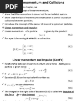 Lecture 5 - 1 - Linear Momentum and Collisions