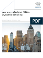 WEF - Dynamic Briefing - Net Zero Carbon Cities