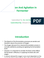 Aeration and Agitation in Fermentor