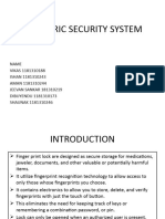 Biometric Security System