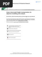 Green Intermodal Freight Transportation: Bi-Objective Modelling and Analysis