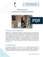 Gestoria Inmobiliaria - Clase 4 - Trámites Ante El Registro de La Propiedad Inmueble