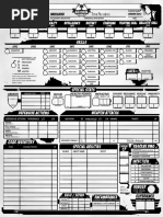 Maximum Apocalypse Character Sheet