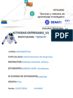 Actividad Entregable U1 Matematica