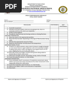 SKILLS CHECKLIST Vital Signs TAking - Finished