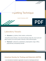 Pipetting Technique