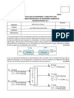 Primer Examen Parcial Operaciones Unitarias - Modelo 1