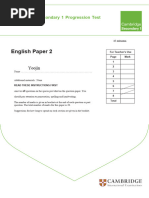 Practise Paper 2 Questions