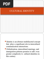 Cultural Identity