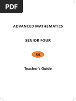 Mathematics S4 TG