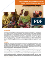 Sudan RGA Brief - May 2023 - CARE