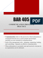 BAR405 - L12 - Communication Process - Practice