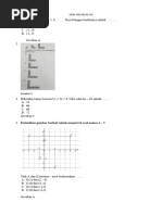 Soal Pas KLS Viii SMT1