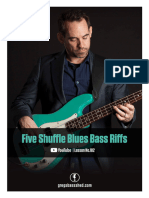 Five Shuffle Blues Bass Riffs