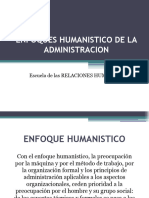 Enfoque Humanistico de La Administracion