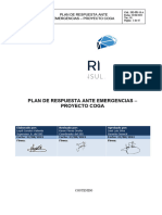 Sp-314.01. Plan de Respuesta Ante Emergencias