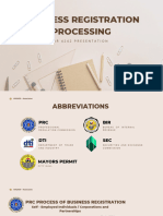 Business Registration Processing