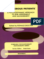 Vdoc - Pub Dangerous Patients A Psychodynamic Approach To Risk Assessment and Management