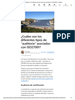 Cuáles Son Los Diferentes Tipos de Auditoría Asociados Con ISO27001