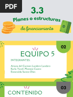 Plan de Financiamiento