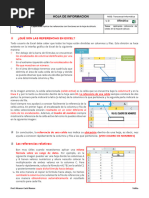 Hoja de Informacion de Excel Semana 4