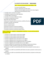 3° Banco de Sugerencias para La Boleta de Evaluaciones