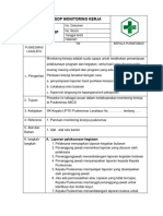 Sop Monitoring Kerja