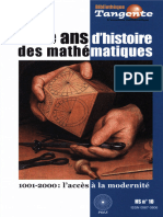 Bibliothèque Tangente HS - 10 - Mille Ans D'Histoire Des Mathématiques, 1001-2000 L'Accès À La Modernité