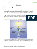 Sugar Processing Technology (Chapter 1 & 2)