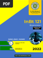 2022 Updated InBT121 Laboratory Manual