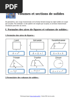 Volumes Et Sections de Solides Cours de Maths en 3eme 1087