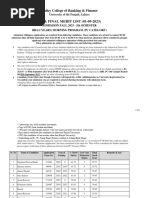 5th Merit List BBA 2 Year 5th Semester 2023 Morning49 2